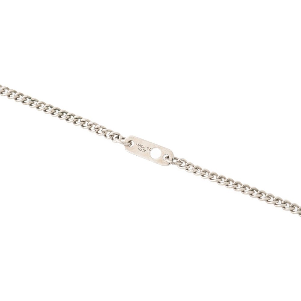 LOUIS VUITTON Pendant LV Instinct Necklace M00521 Chrome Metal Silver Gold S-... - Picture 7 of 9
